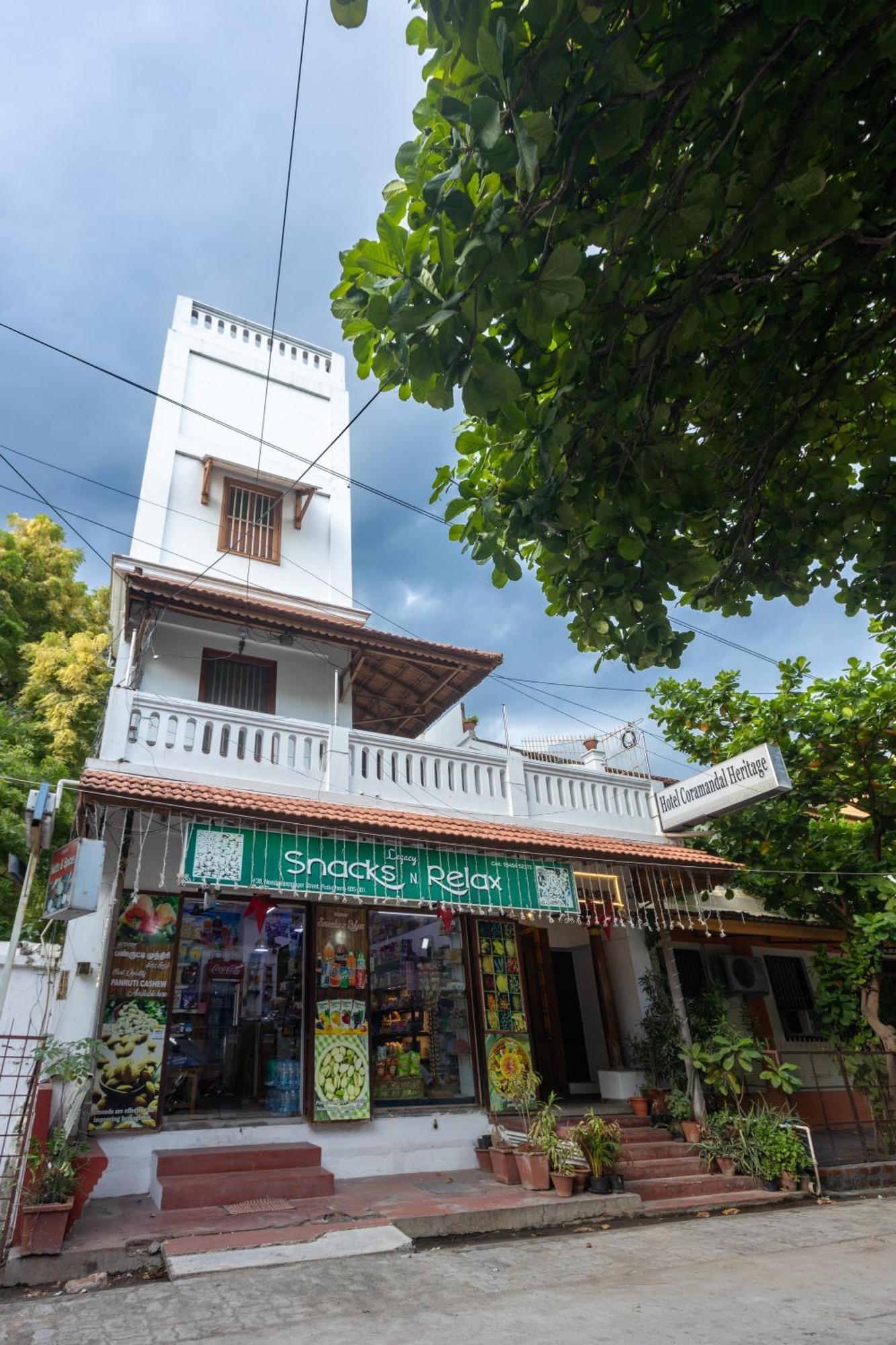 Coramandal Heritage Puducherry Exterior foto